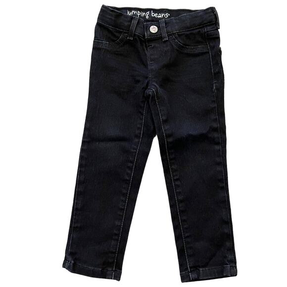 Jumping Beans Black Skinny Jeans Jeggings Size 2T - Picture 1 of 5
